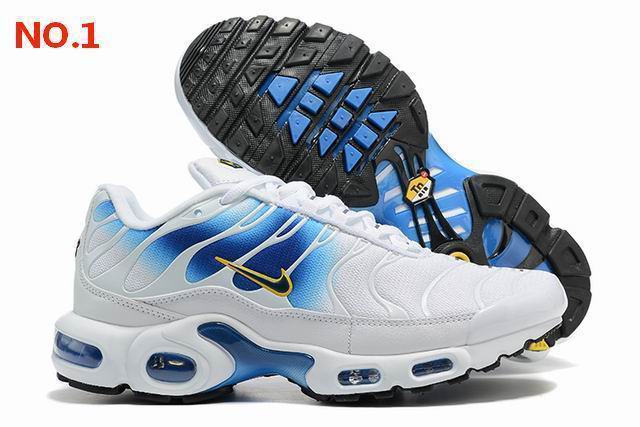 (image for) Nike Air Max Plus Spray Paint Swoosh White Blue DX8962-100 Men's TN Shoes-127